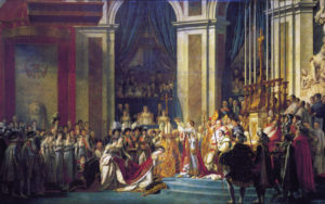 The Coronation of Napoleon by Jacques-Louis David, 1808 [Louvre, Paris]