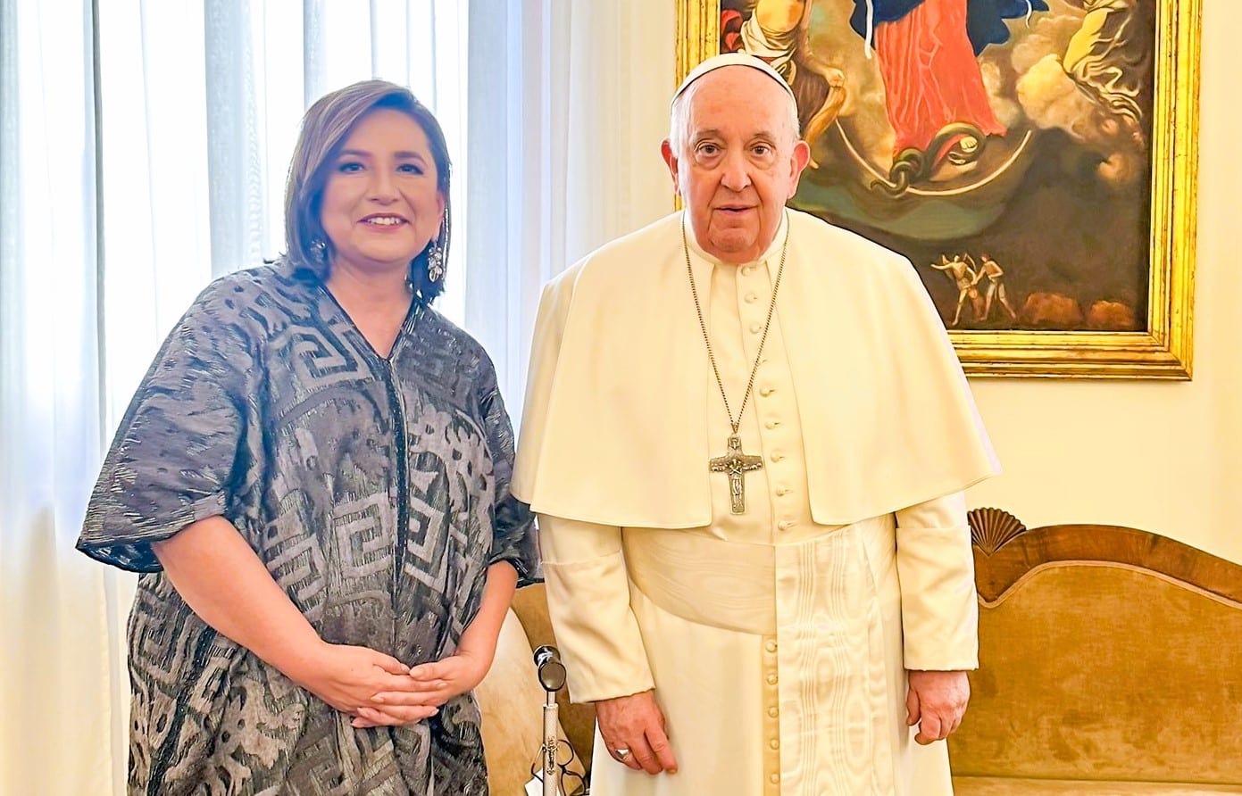 Candidata De Frente Opositor A AMLO Confiesa Fe Por Dios Y A La Iglesia Ante El Papa Revela