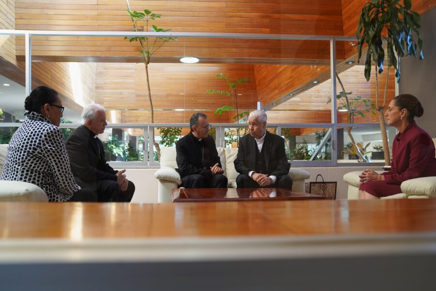 Sheinbaum en la CEM, más promesas sobre seguridad