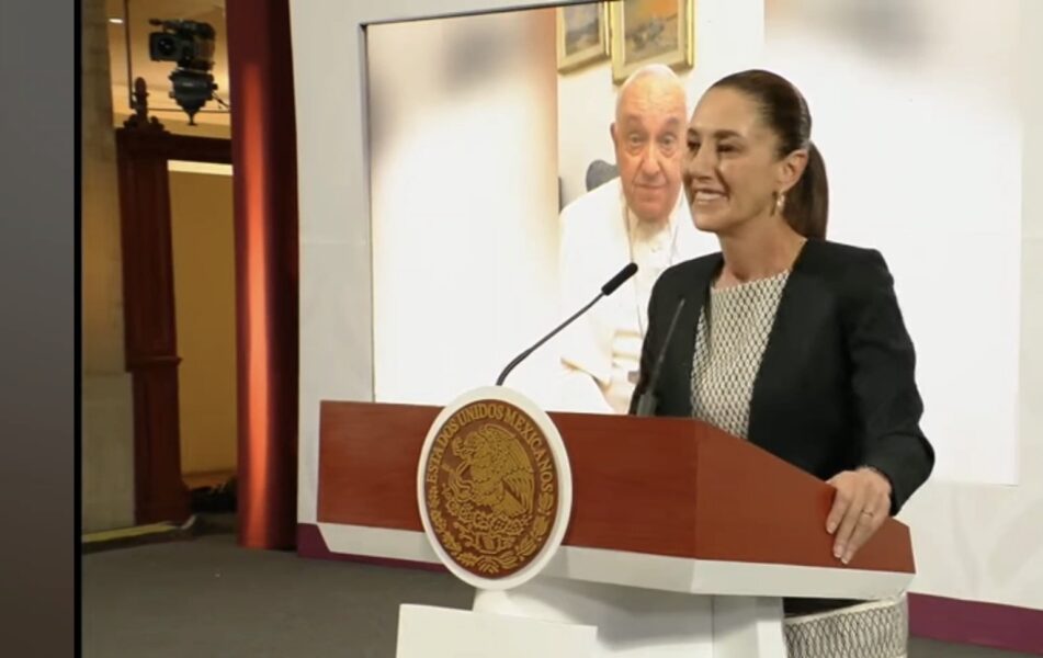 Claudia Sheinbaum presenta “video inédito” de Francisco
