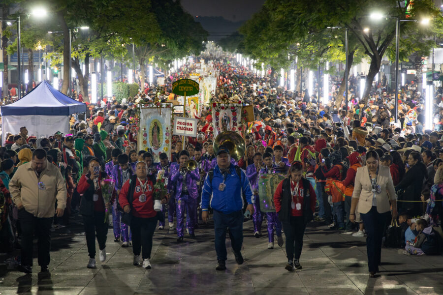 Más de 10 mil mujeres de la arquidiócesis de Morelia peregrinan a la Basílica de Guadalupe en busca de paz y esperanza