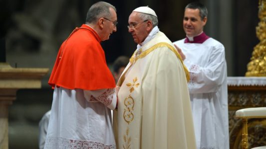 Poli recibe la diaconía que recibió Bergoglio