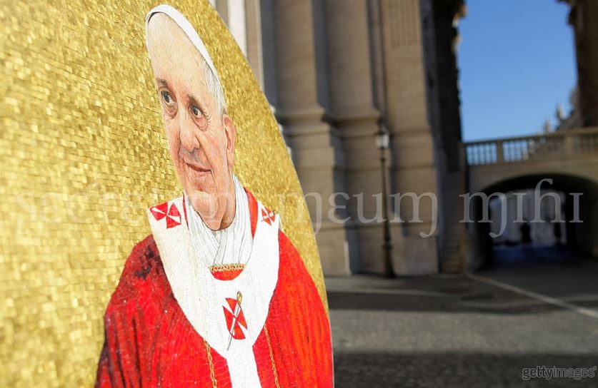 Francisco ya tiene su mosaico para San Pablo Extramuros