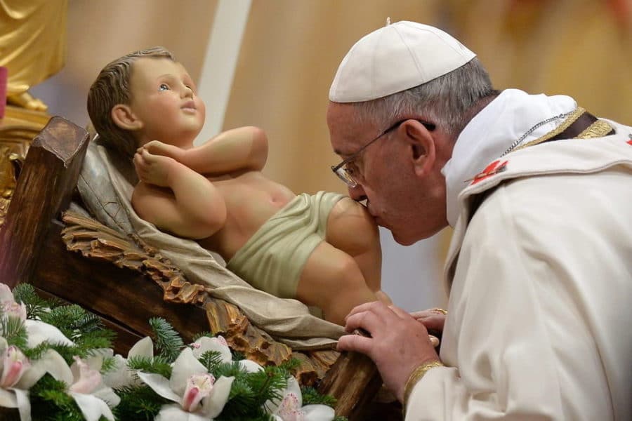 La primera Misa del Gallo de Francisco