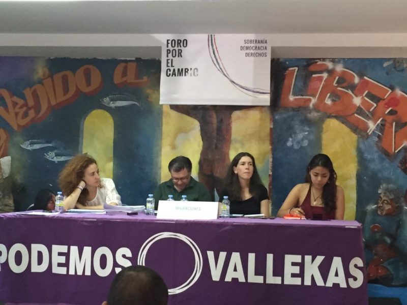 PODEMOS vuelve a utilizar un templo católico para sus mítines ultraizquierdistas