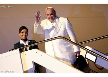 El Papa Francisco comienza su viaje a Sri Lanka y Filipinas