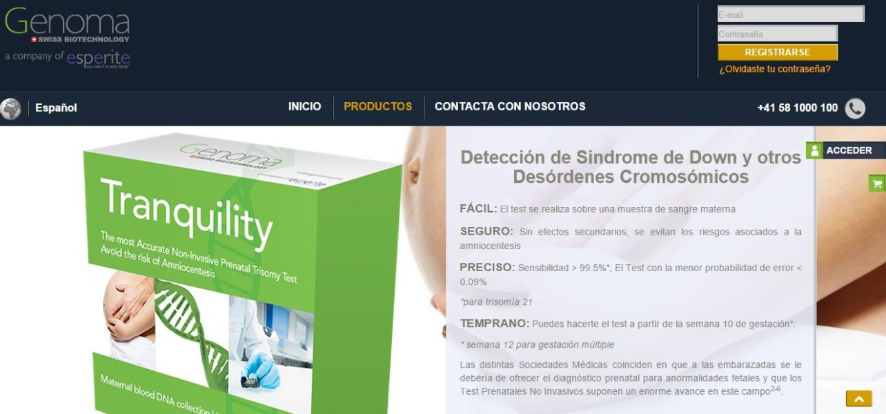 Una empresa suiza registra un nombre comercial para matar a los Down: <b>Tranquility</b>