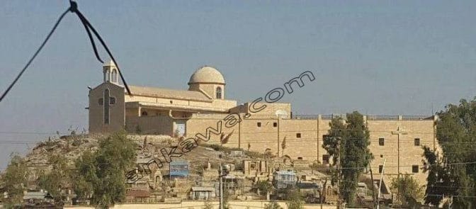 El Estado Islámico transforma en prisión el monasterio de San Jorge y arranca la cruz de la cúpula
