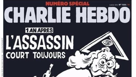 Charlie Hebdo insulta a los creyentes con la imagen de un ‘dios asesino’