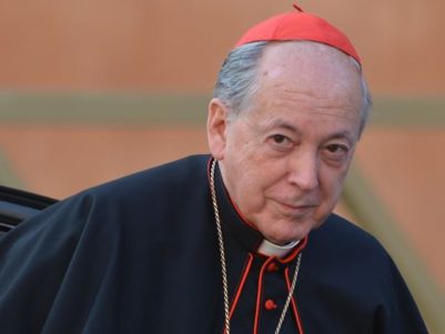La carta de despedida del cardenal Cipriani