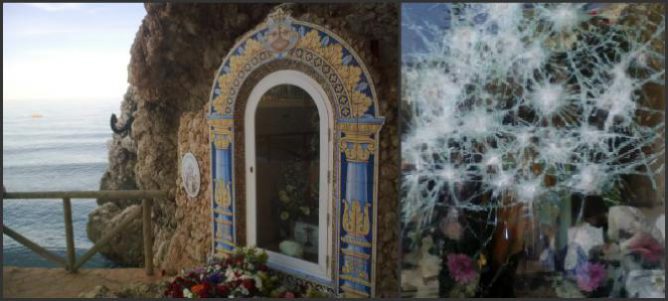 Destroza una imagen de la Virgen al grito de ¡Alá es grande!