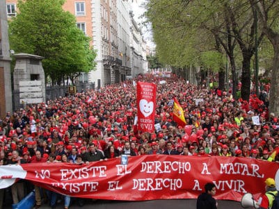 Derecho a Vivir convoca la próxima marcha por la vida