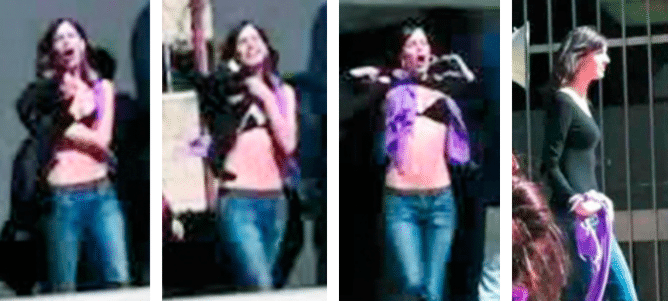 Rita Maestre asaltó semidesnuda la capilla de la Complutense