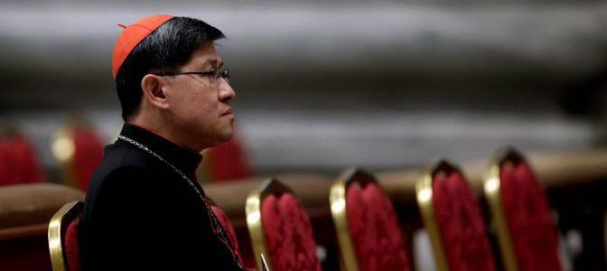 Cardenal Tagle, sobre Lambert: ‘Si nuestra tendencia es tirar algo que pensamos que no sirve, ¿qué nos quedará?’