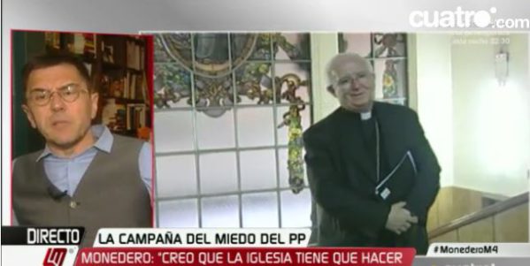 Monedero llama ‘homosexual reprimido’ al Cardenal Cañizares