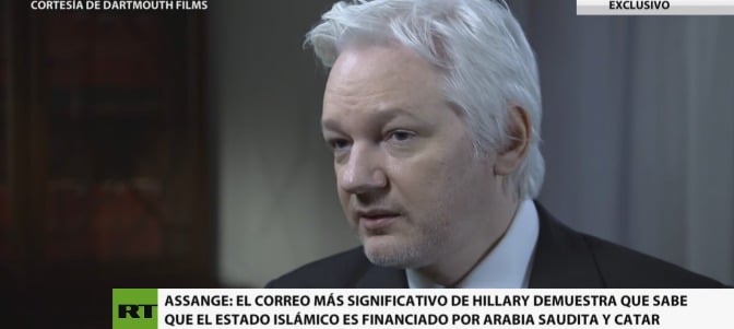 «Clinton sabe desde 2014 que Arabia Saudí y Catar financian al ISIS y a ella»
