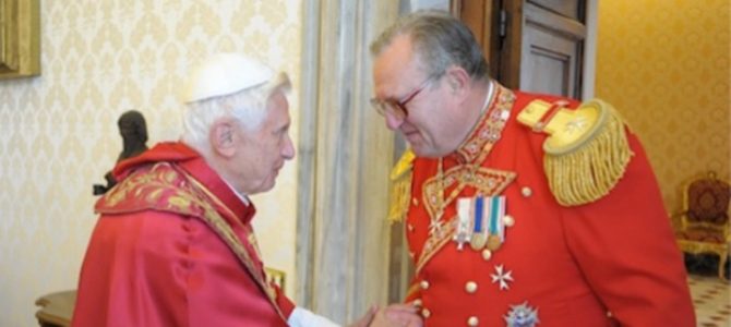 Cuando Benedicto XVI recordó la soberanía de la Orden de Malta