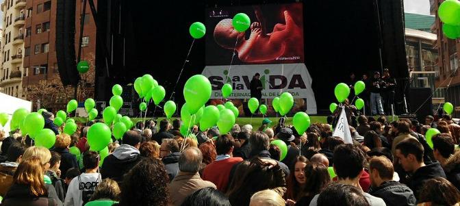 Los defensores de la vida toman las calles de Madrid