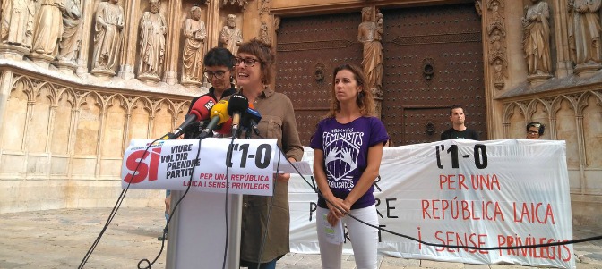 La CUP arremete contra la Iglesia y reivindica una ‘república laica y sin privilegios’