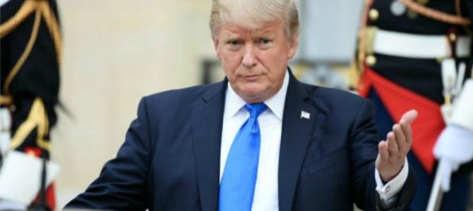 El presidente de Estados Unidos, Donald Trump