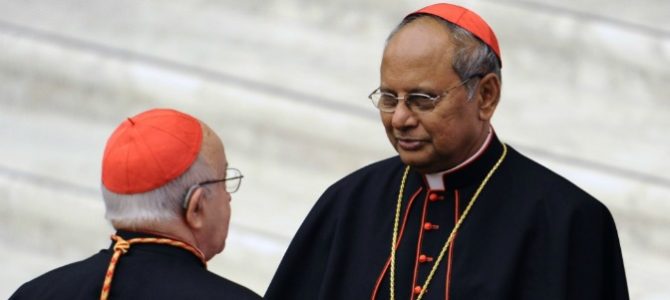 Cardenal Ranjith: «No podemos defraudar al Papa»