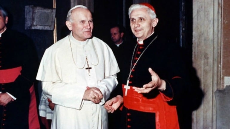 Juan Pablo II y Benedicto