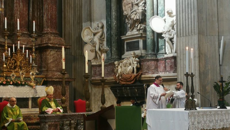 Giuseppe Petrocchi toma posesión de su título cardenalicio en Roma