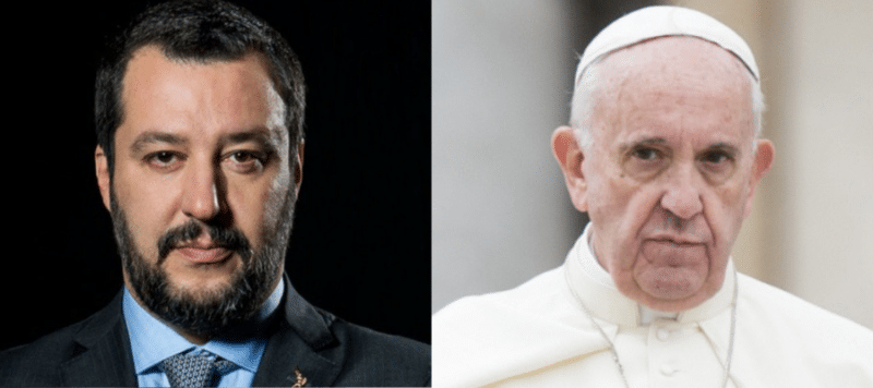 La Repubblica presenta al Papa como ‘oposición política’ a Salvini