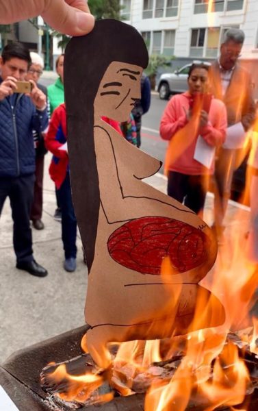 La Pachamama arde en Ciudad de México