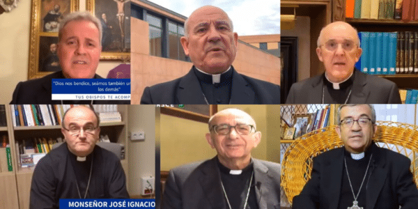 Los diferentes mensajes de los obispos españoles ante el coronavirus