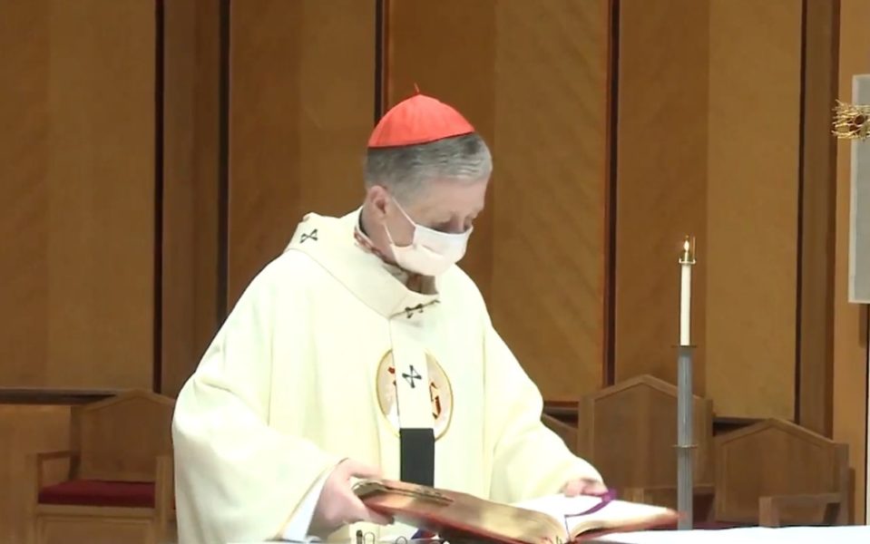 Cardenal Cupich: “No podemos rezar y pensar que las cosas van a cambiar”