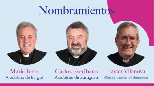 Iceta, nuevo arzobispo de Burgos; Escribano, de Zaragoza