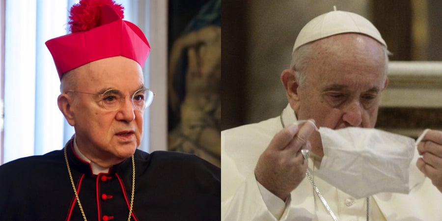 Viganò arremete contra el Papa a raíz de las vacunas