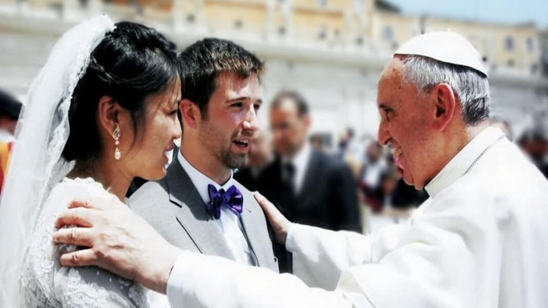 Francisco: “El matrimonio es una decisión consciente para toda la vida”