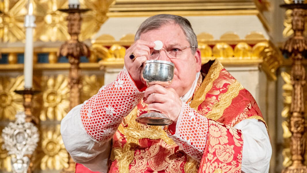 «Divino amor hecho carne», el cardenal Burke nos habla de la Eucaristía