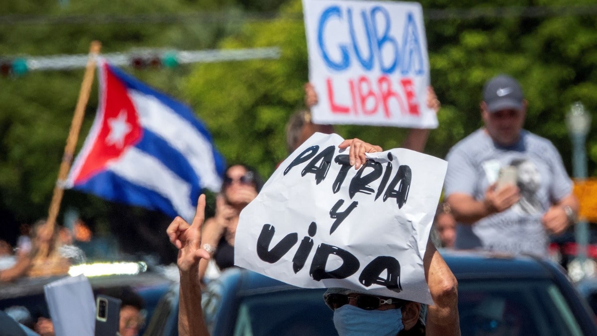 Protestos de padres em Cuba