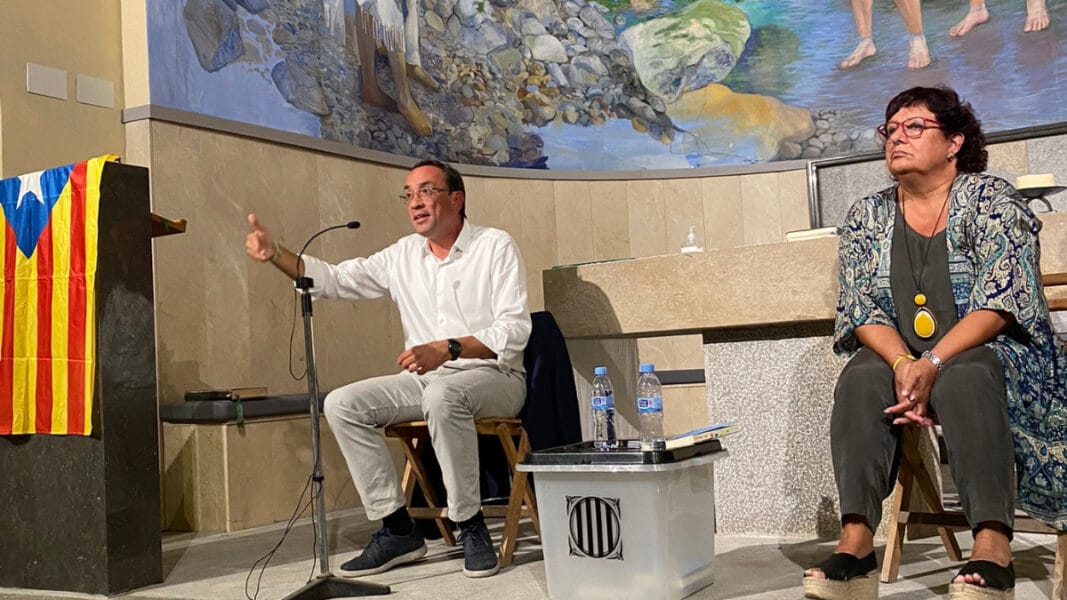 Utilizan una parroquia para celebrar «mitines» del secesionismo catalán