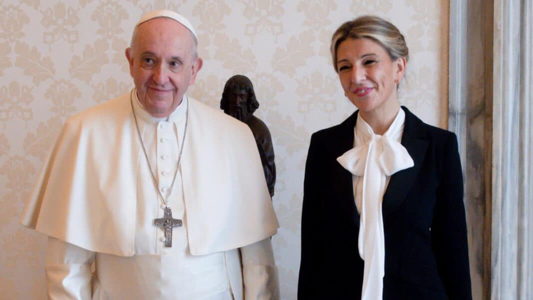El Papa volverá a recibir en febrero a la vicepresidenta comunista de España
