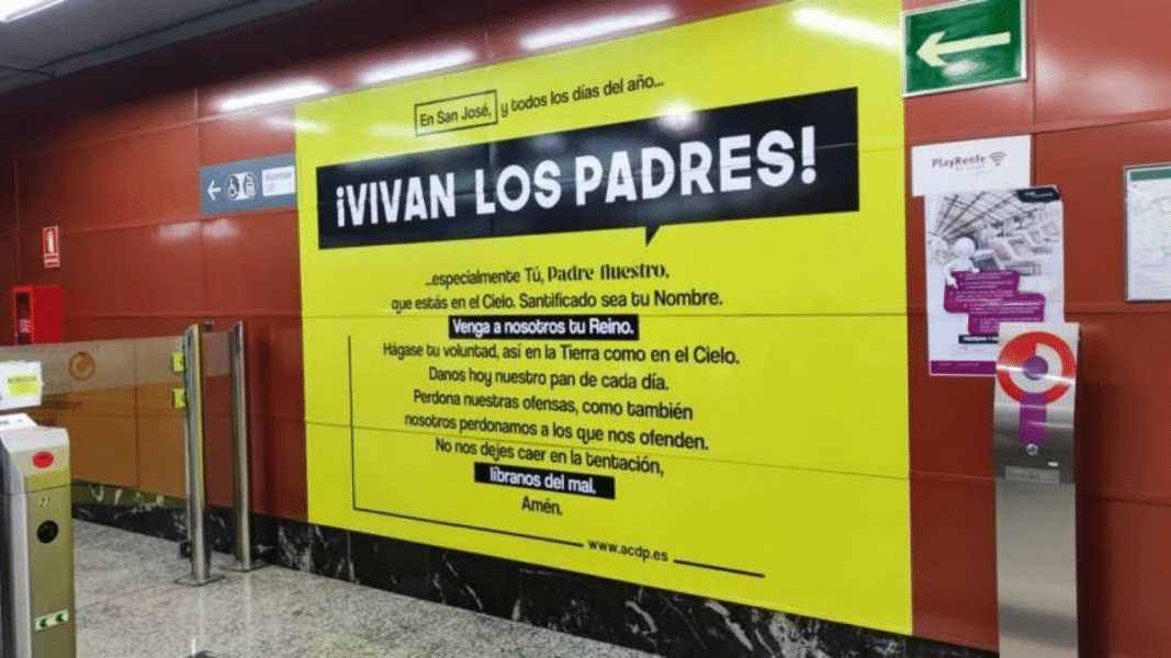 La ACdP llena España con el Padrenuestro para celebrar el Día del Padre