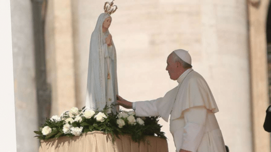 Papa Francisco virgen de Fátima