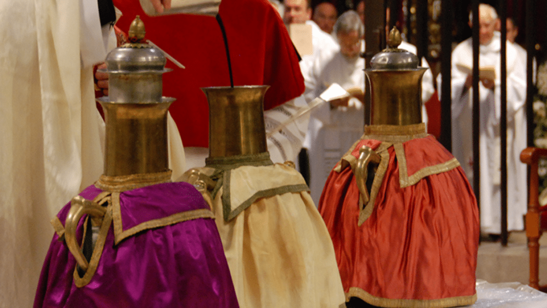 Misa crismal: una celebración pascual