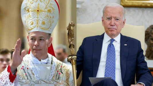 Arzobispo Portland y Biden