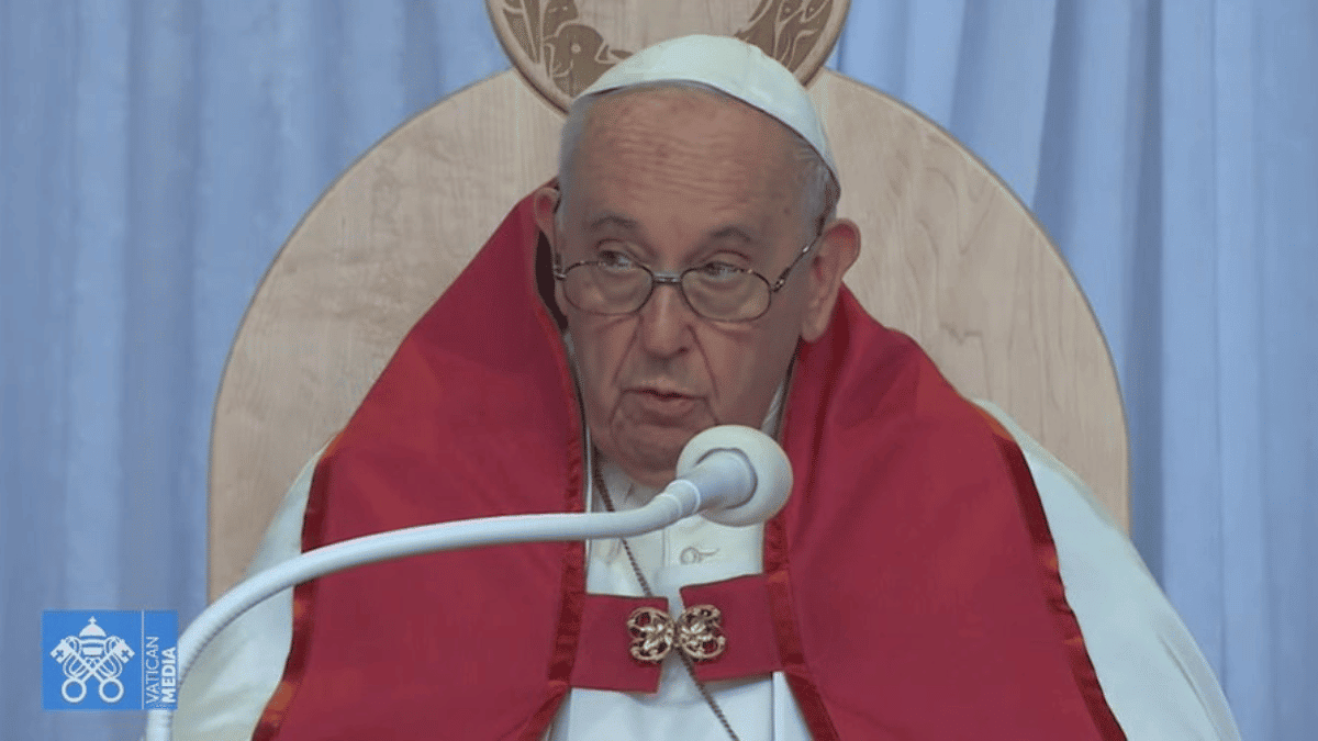 Papa Francisco hablando de tradicionalismo y fe