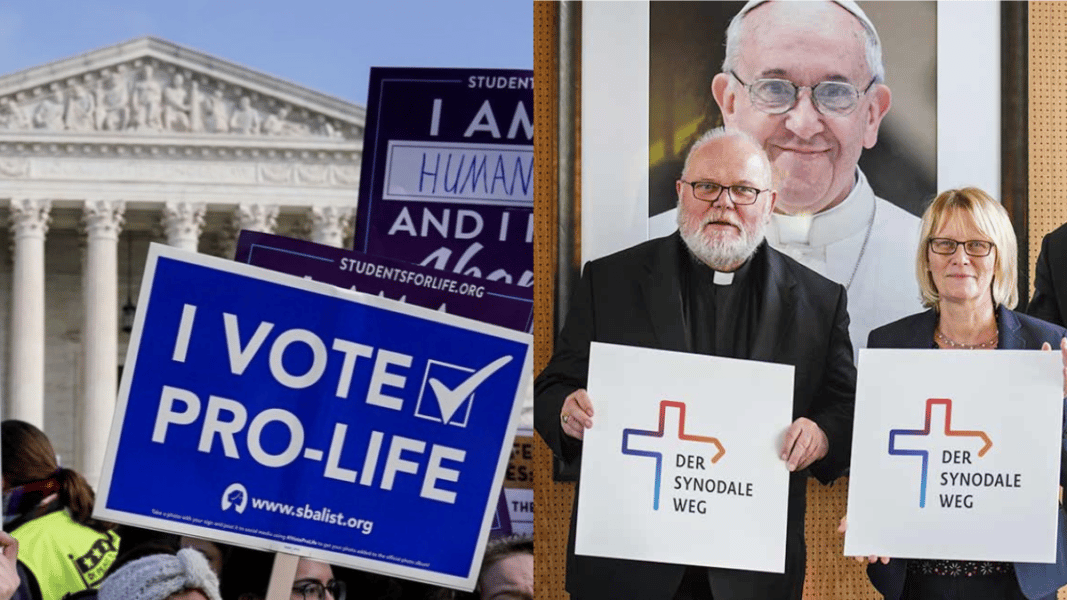 Así actúa el Espíritu Santo: Del fin del aborto como derecho en EEUU a la negativa a cambiar la moral sexual en Alemania