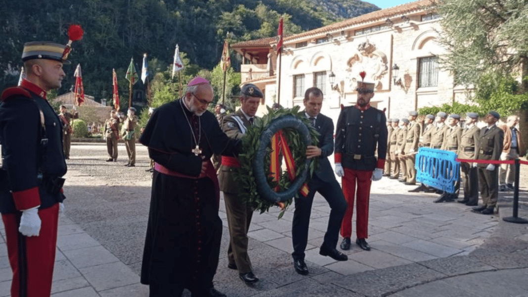 Jesús Sanz pide a la Virgen de Covadonga «fortaleza cristiana» para la «batalla cultural y patriótica»