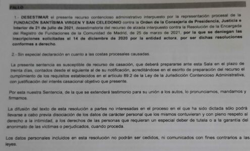 Fallo sentencia Belda