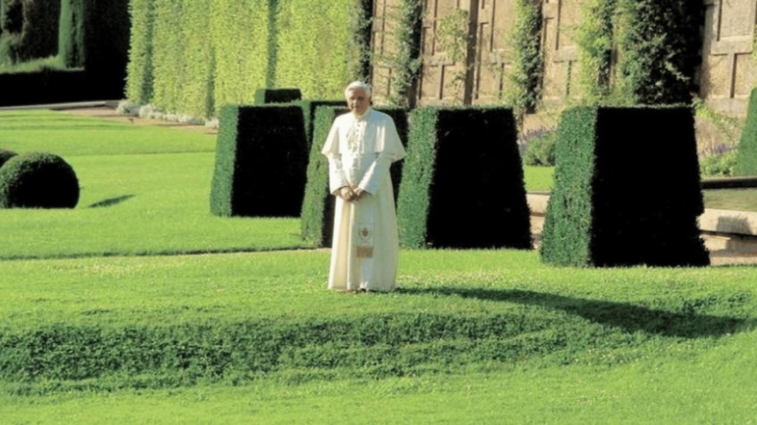 Benedicto XVI en Castel Gandolfo