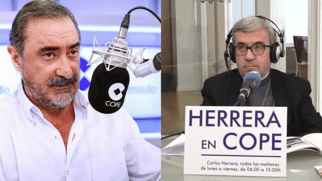 Carlos Herrera y monseñor Luis Argüello