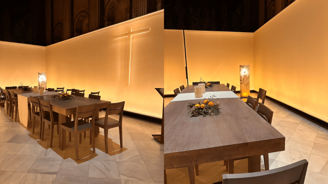 Esperpéntica la capilla del Santísimo de Santa María del Mar en Barcelona