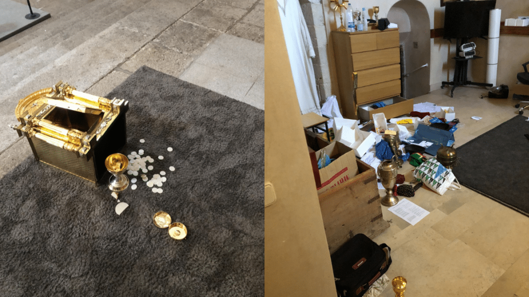 Profanan una iglesia en un pueblo de Madrid